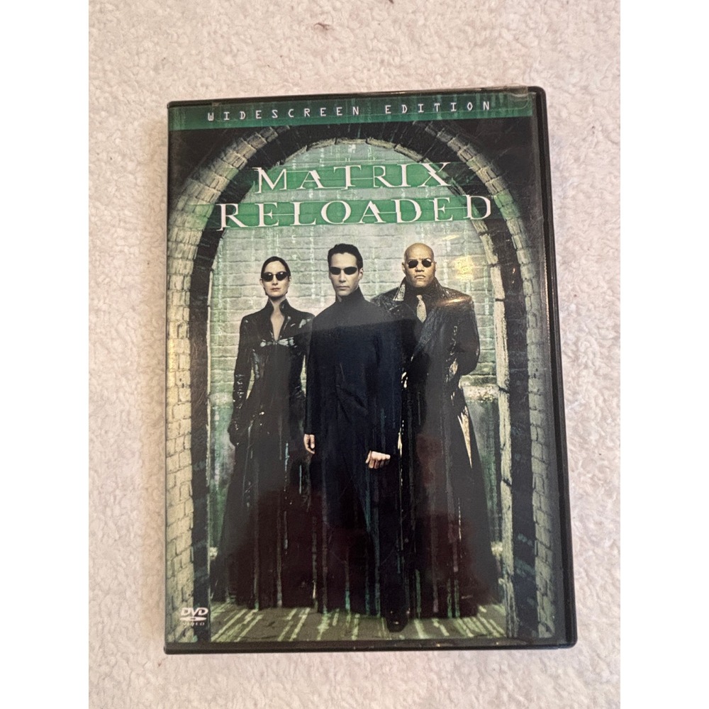 The Matrix Reloaded DVD 2003 Widescreen Edition 2-Disc Set Keanu Reeves Sci-Fi‎